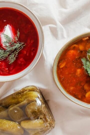 sopa remolacha y verduras