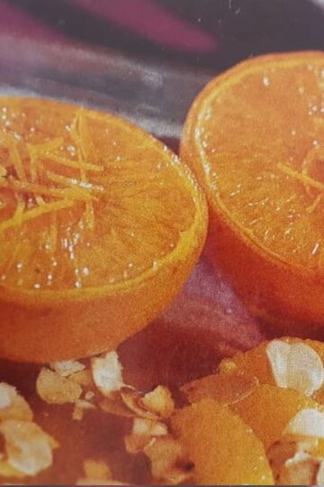 naranjas asadas receta