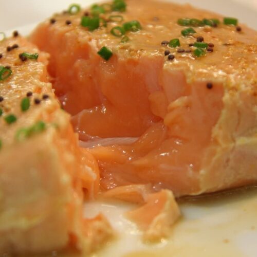 salmón receta salsa