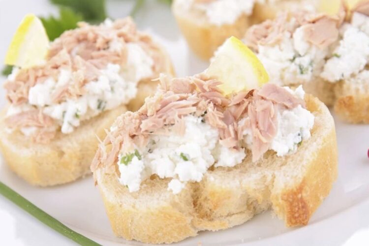 canape de atun receta paso a paso